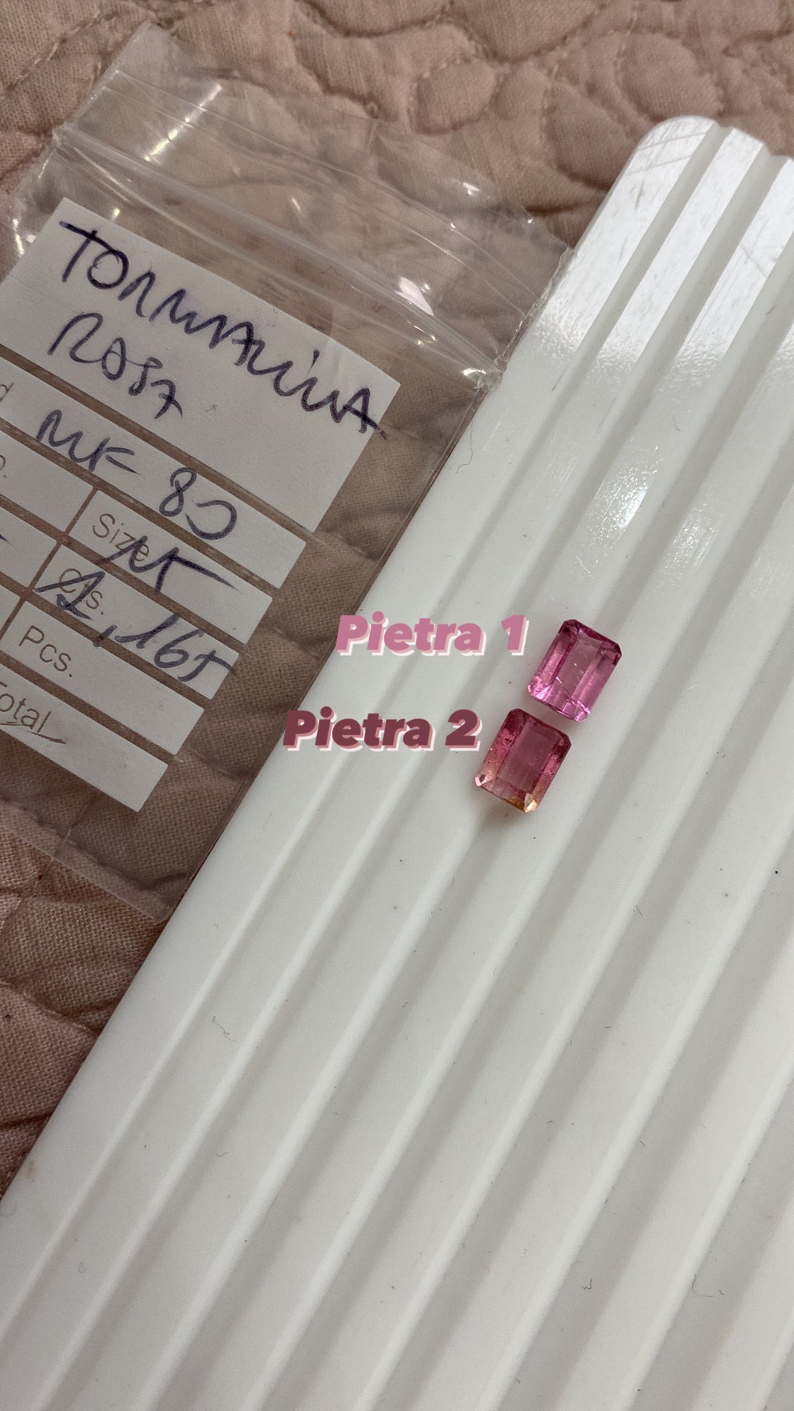 TORMALINA ROSA - anello Princess