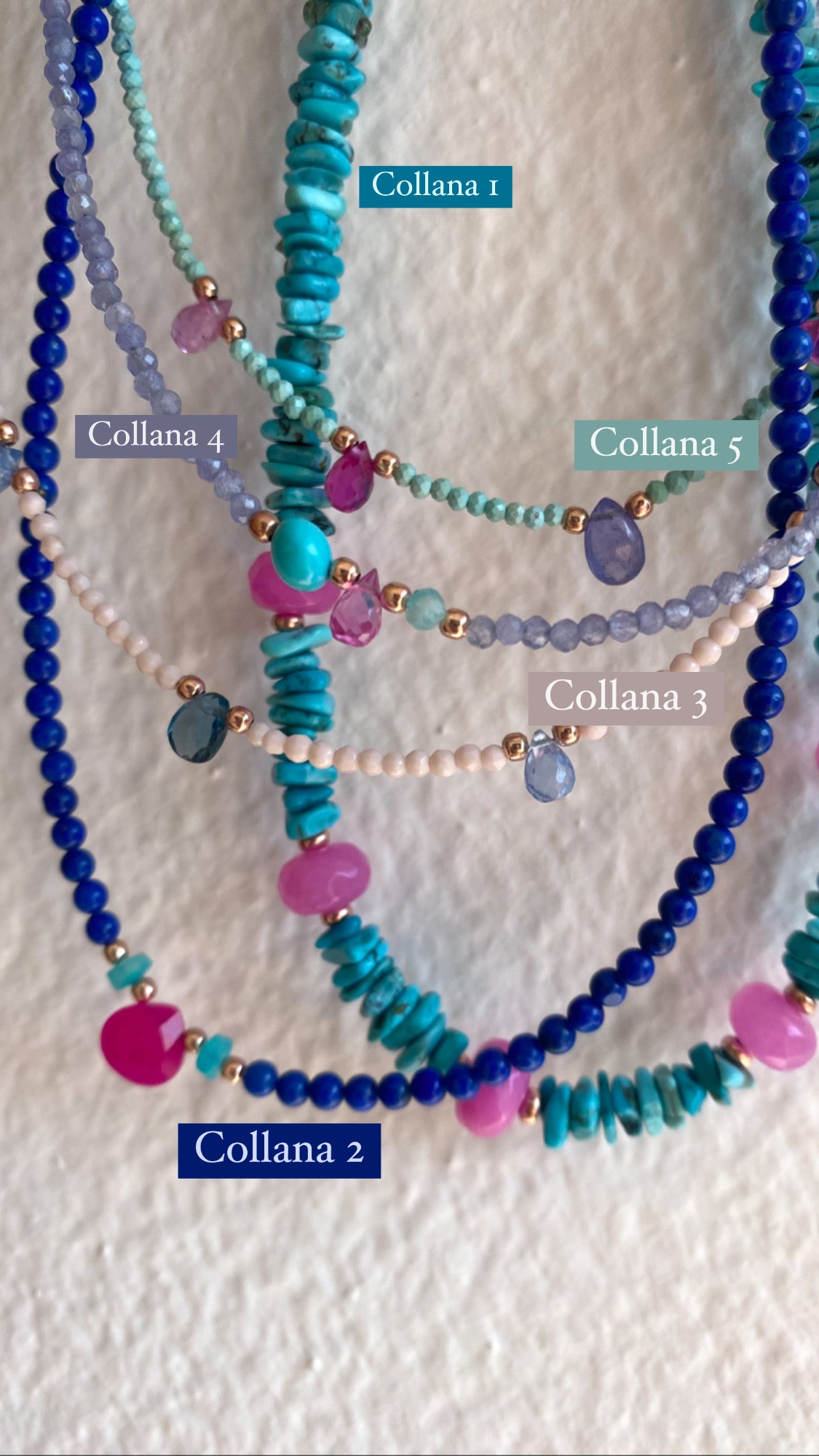 COLLANE PIETRE NATURALI FLUO