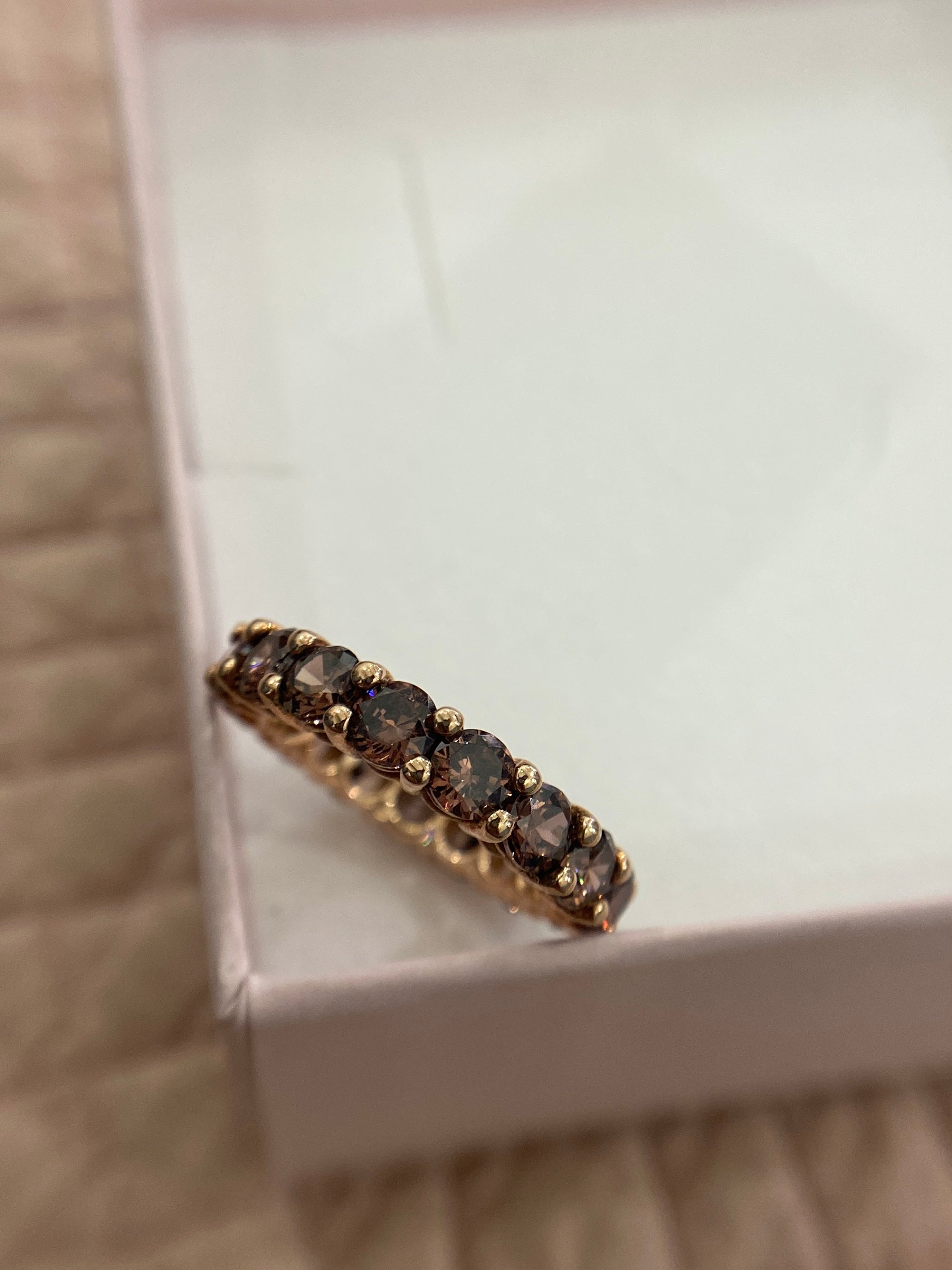 VERETTA 4mm MISURA 12 PIETRE BROWN