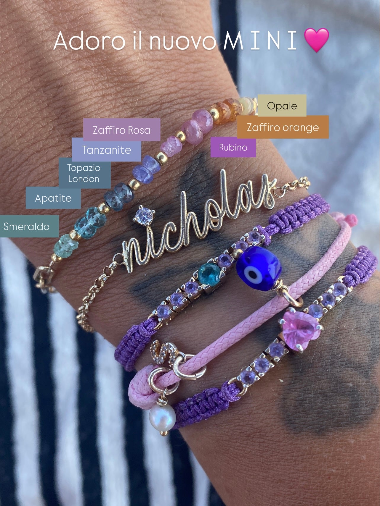 Bracciale Caramella Luxury Rainbow Mini