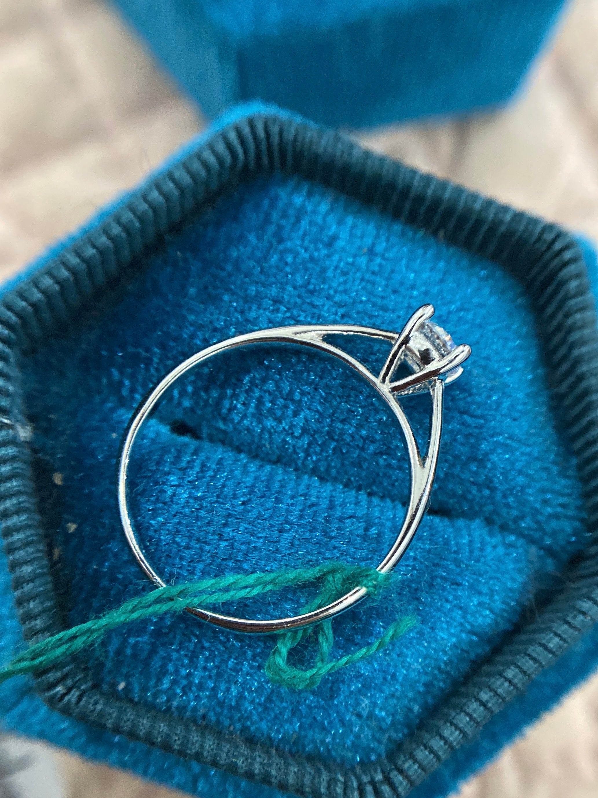 ANELLO SOLITARIO 3mm MOISSANITE