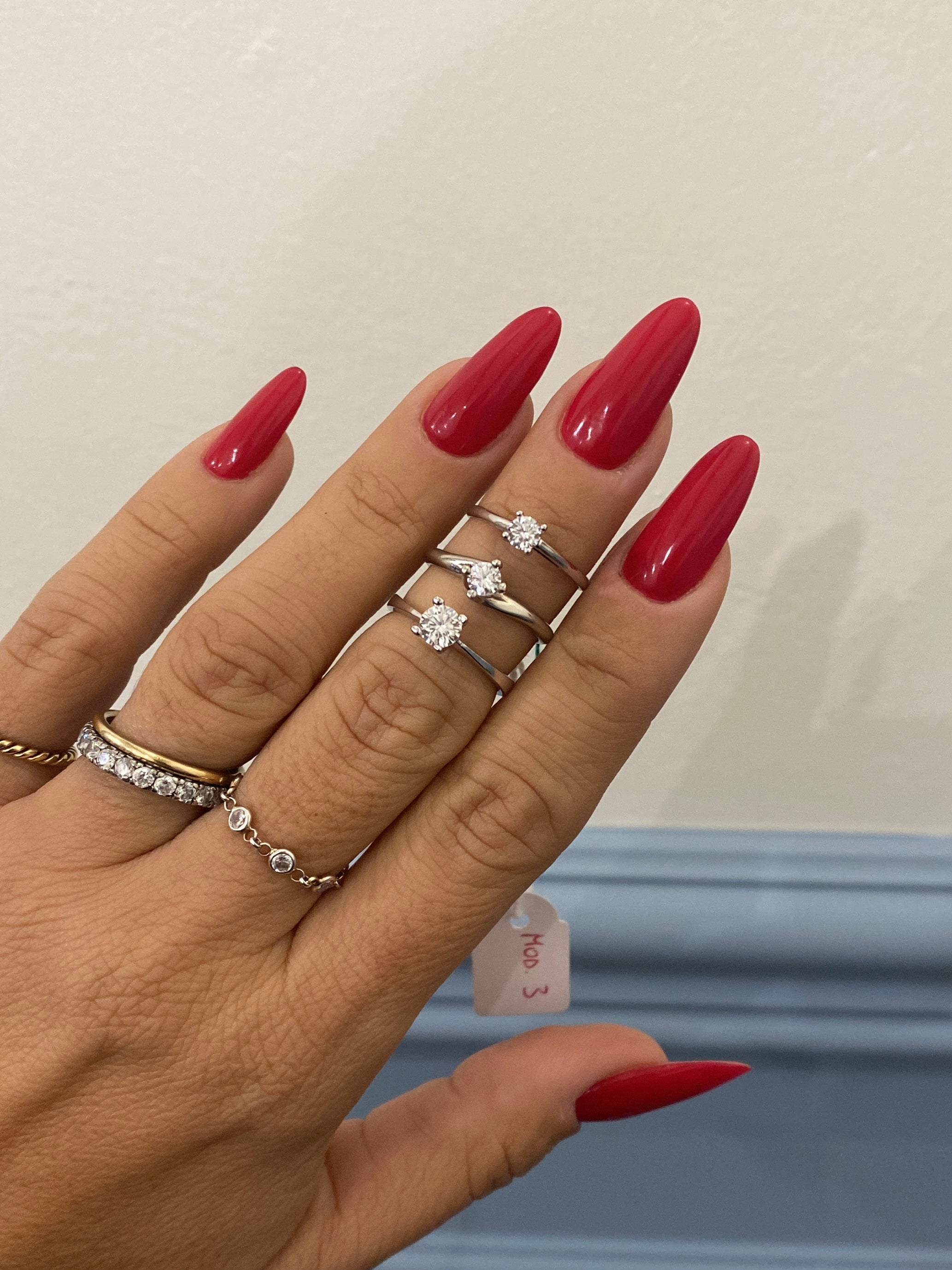 ANELLO SOLITARIO 4mm modello VALENTINO CON MOISSANITE