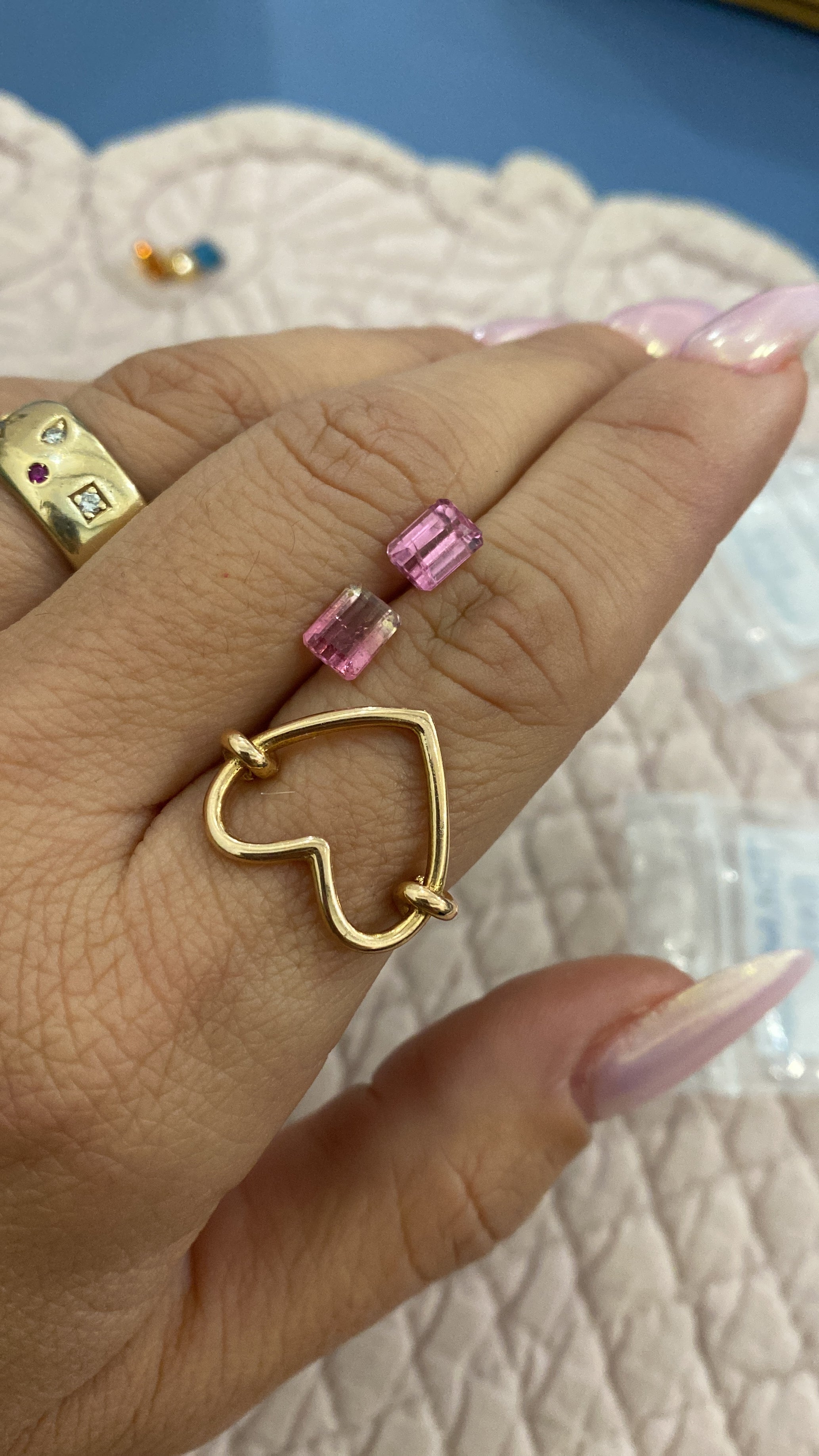 TORMALINA ROSA - anello Princess