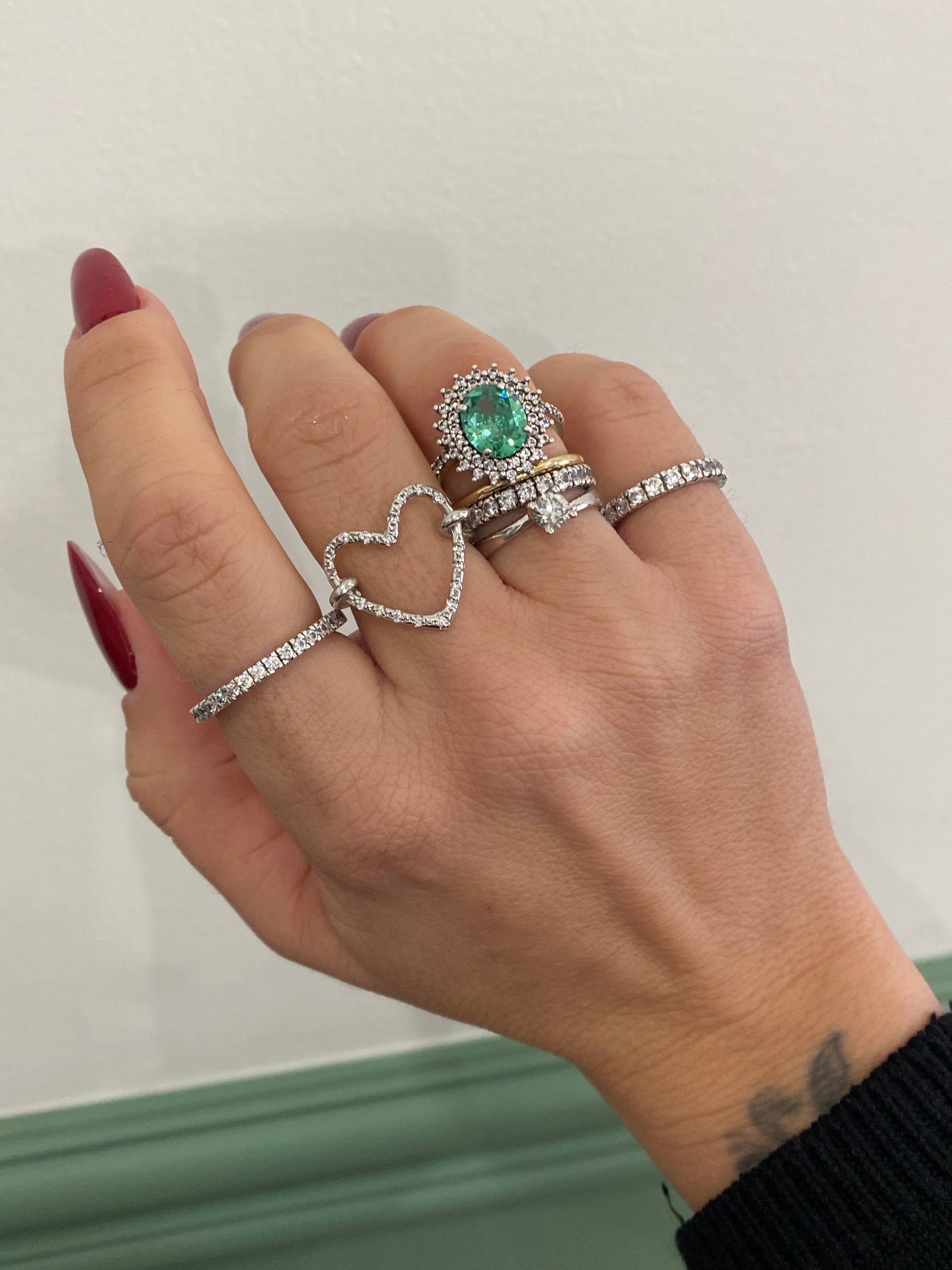 Anello Cuore Vuoto BRILLANTINOSO