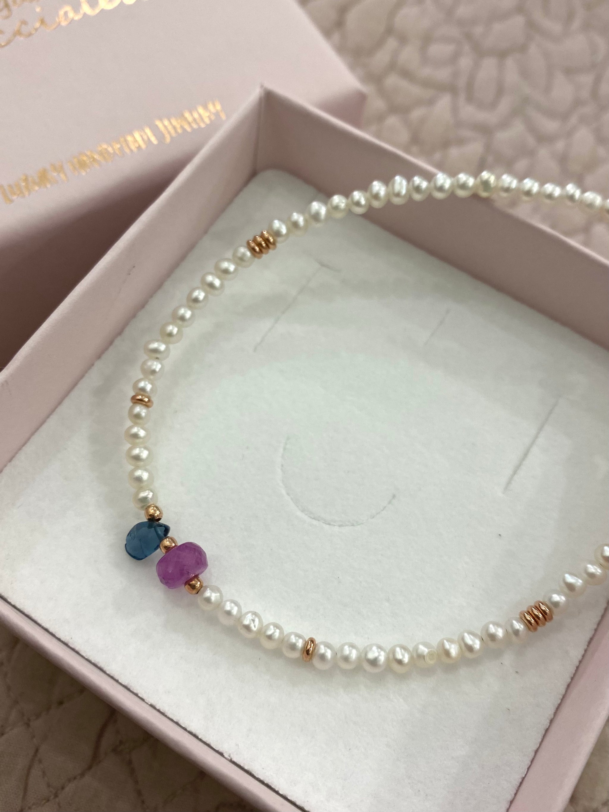 Cavigliera Perle - Collanine Colorate