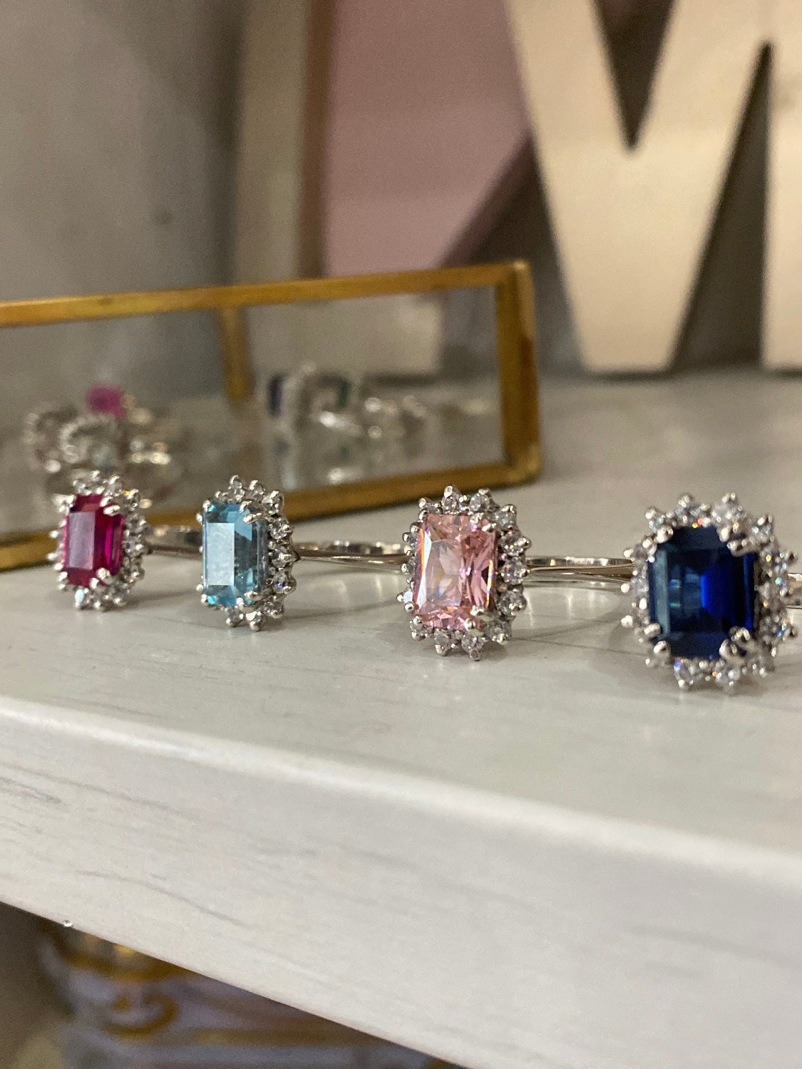 Anello Kate Rettangolare Grande