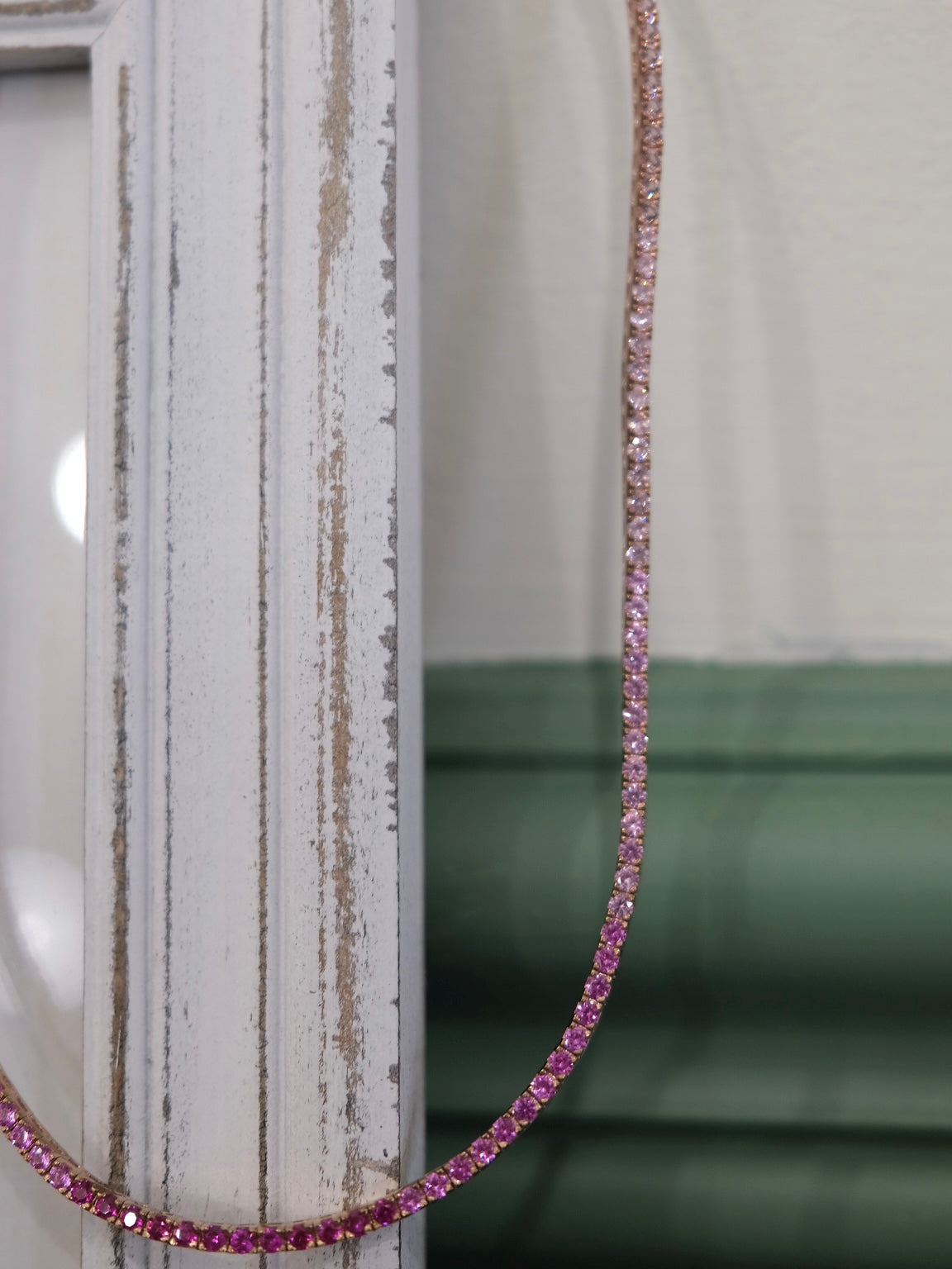 Collana Tennis 2,5mm pietre colorate (max 5 colori)