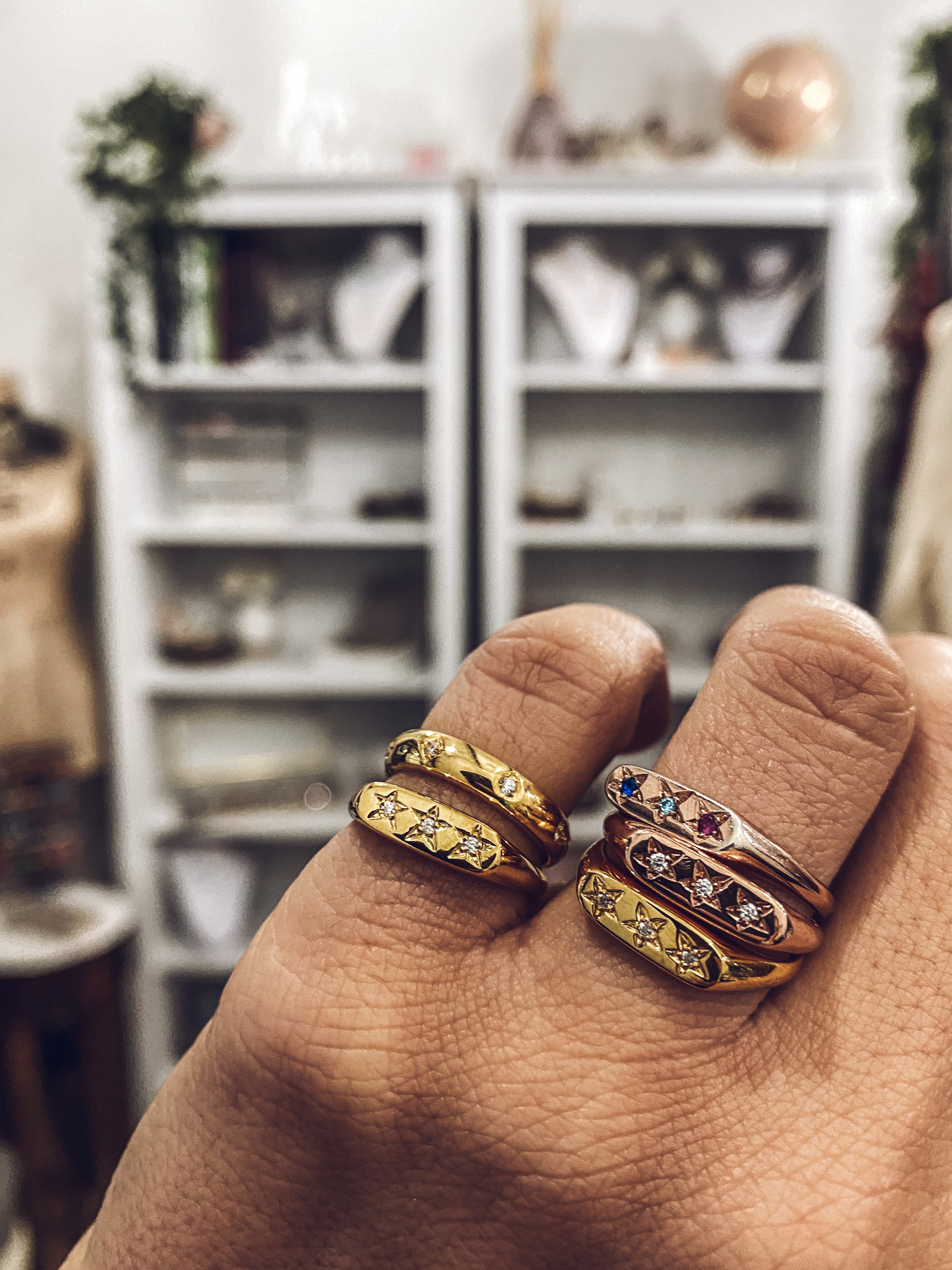 Anello Rettangolare Squadrato