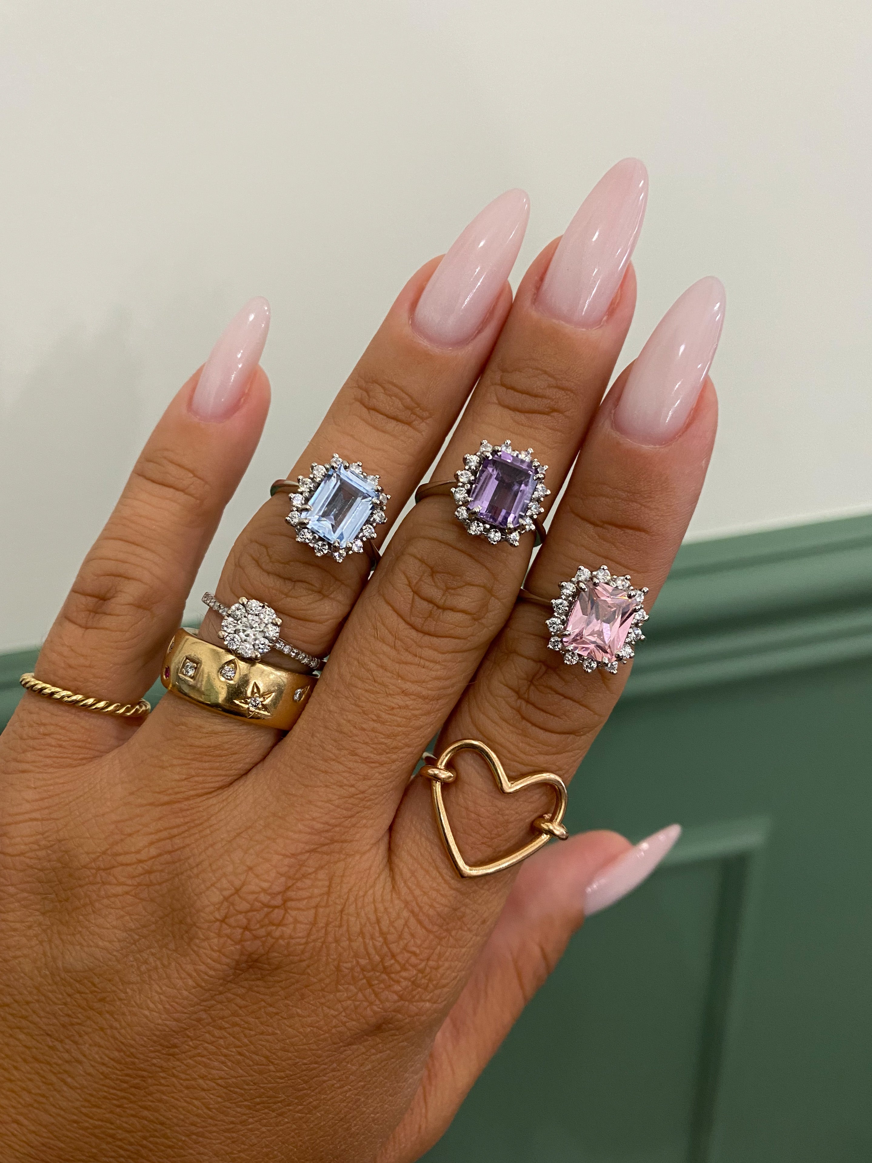 Anello Kate Rettangolare Grande