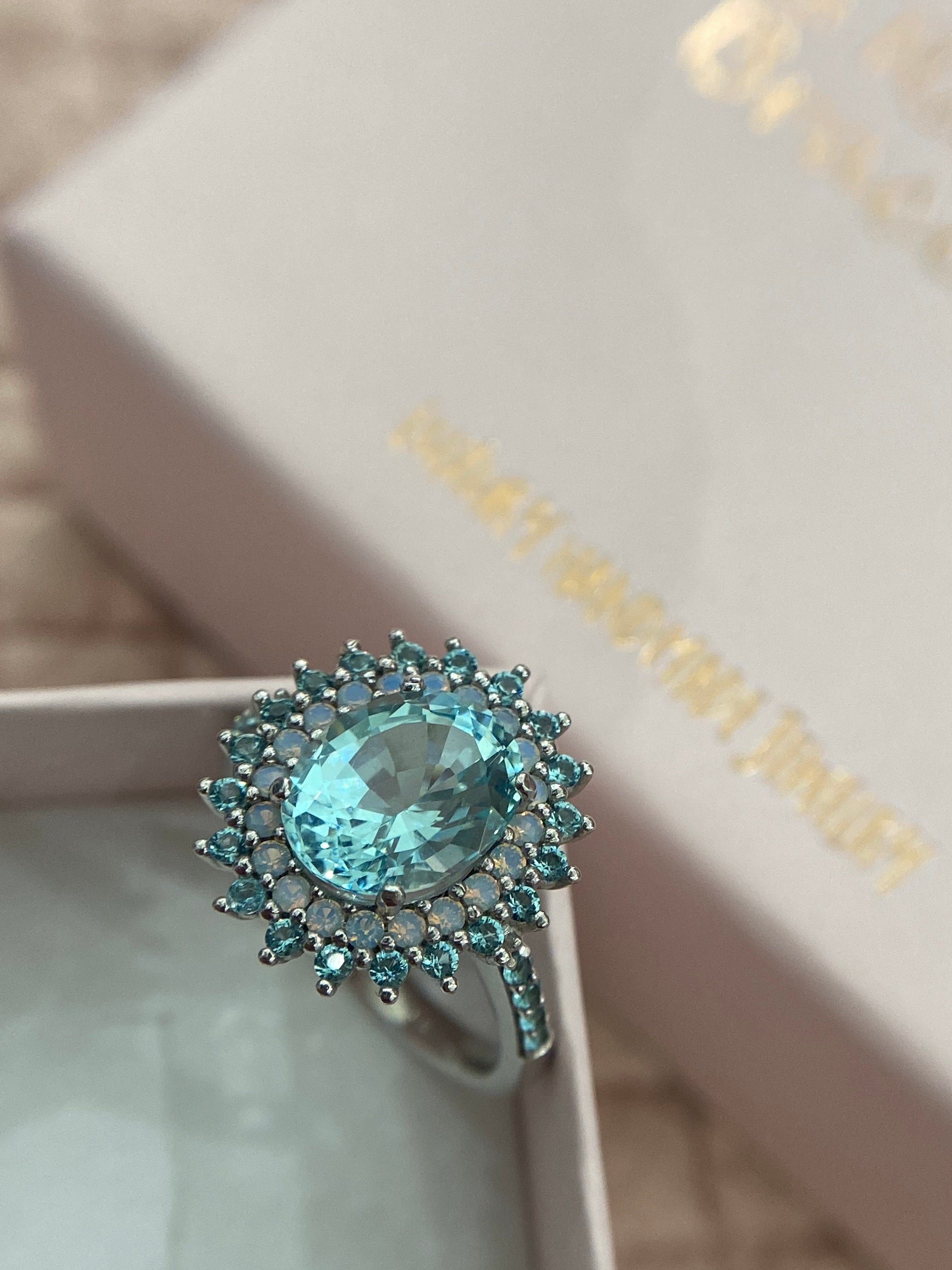 ANELLO BIG KATE PARAIBA MISURA 15