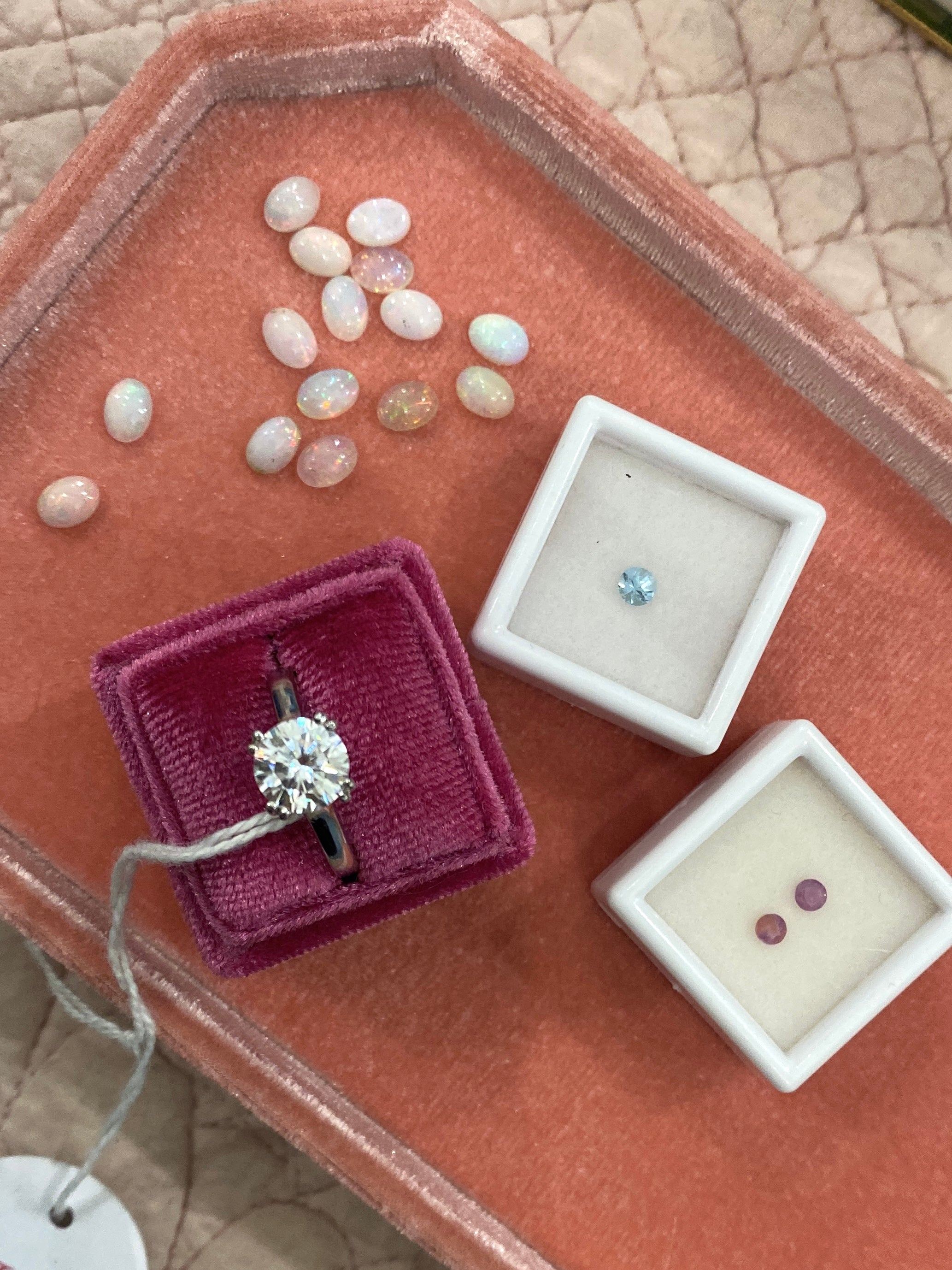 ANELLO SOLITARIO 8mm con MOISSANITE