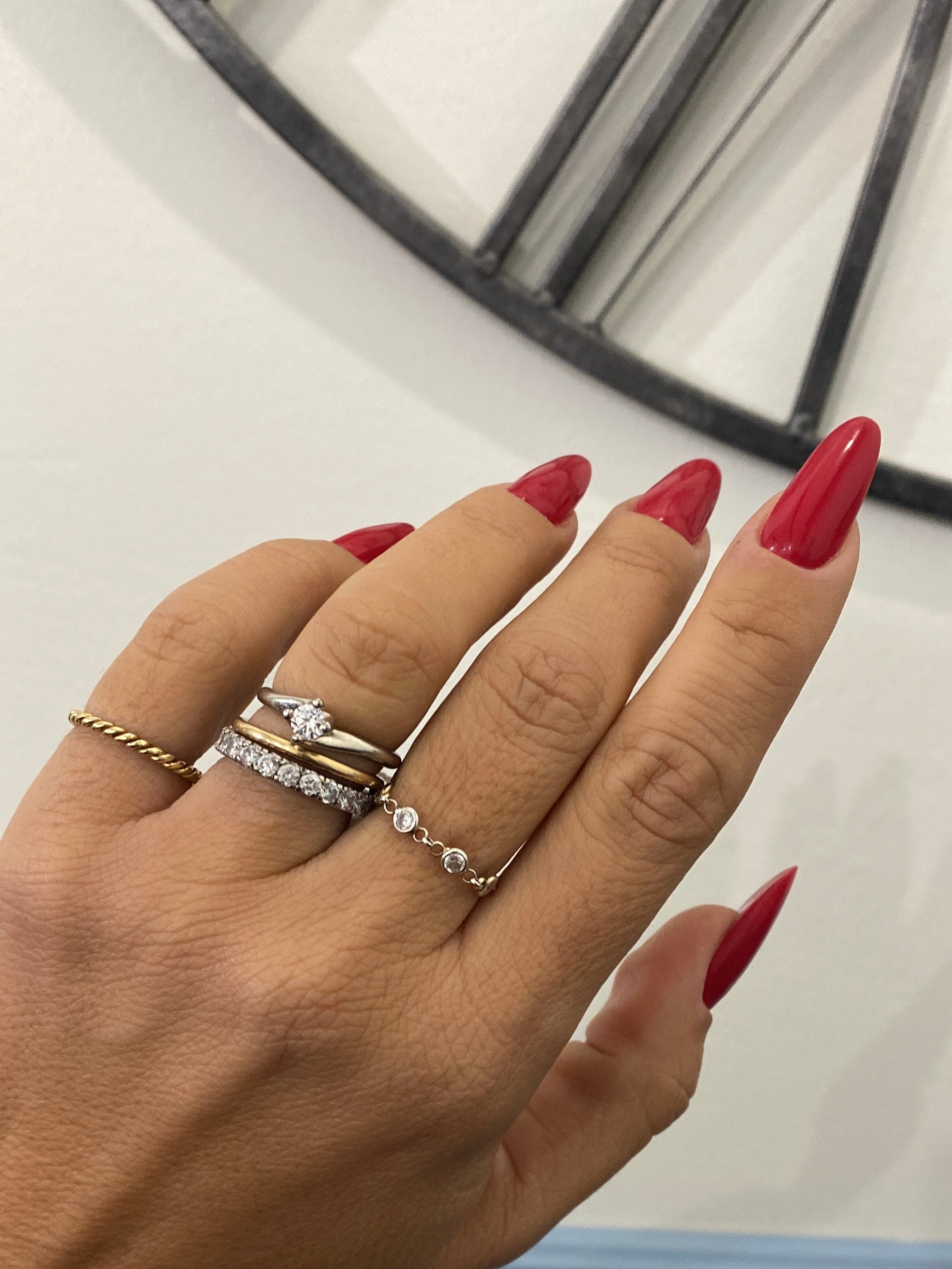 ANELLO SOLITARIO 4mm modello VALENTINO