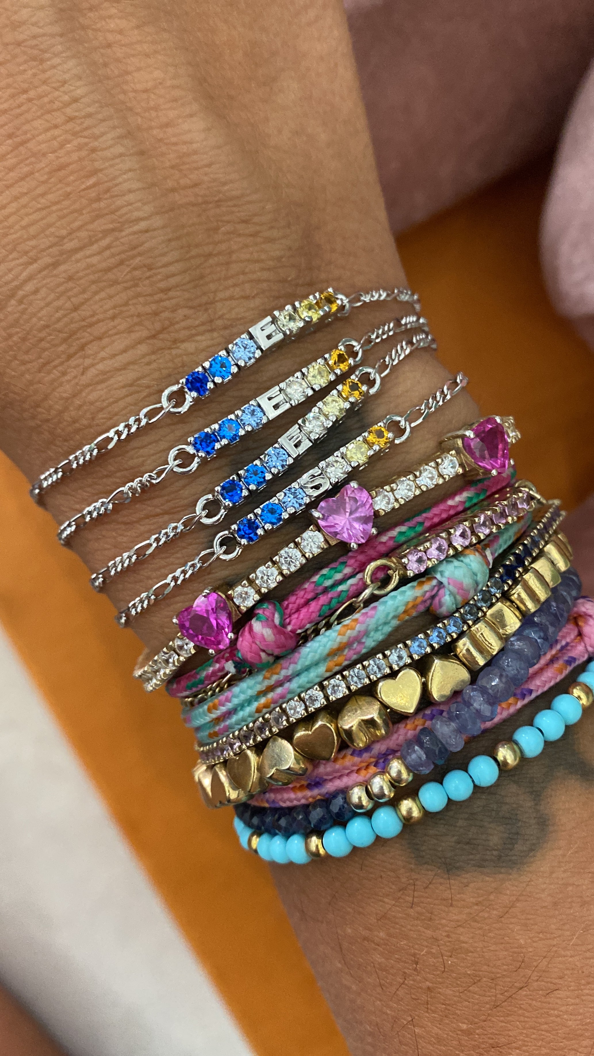 BRACCIALE LES PETITE REBELLE CON LETTERINA