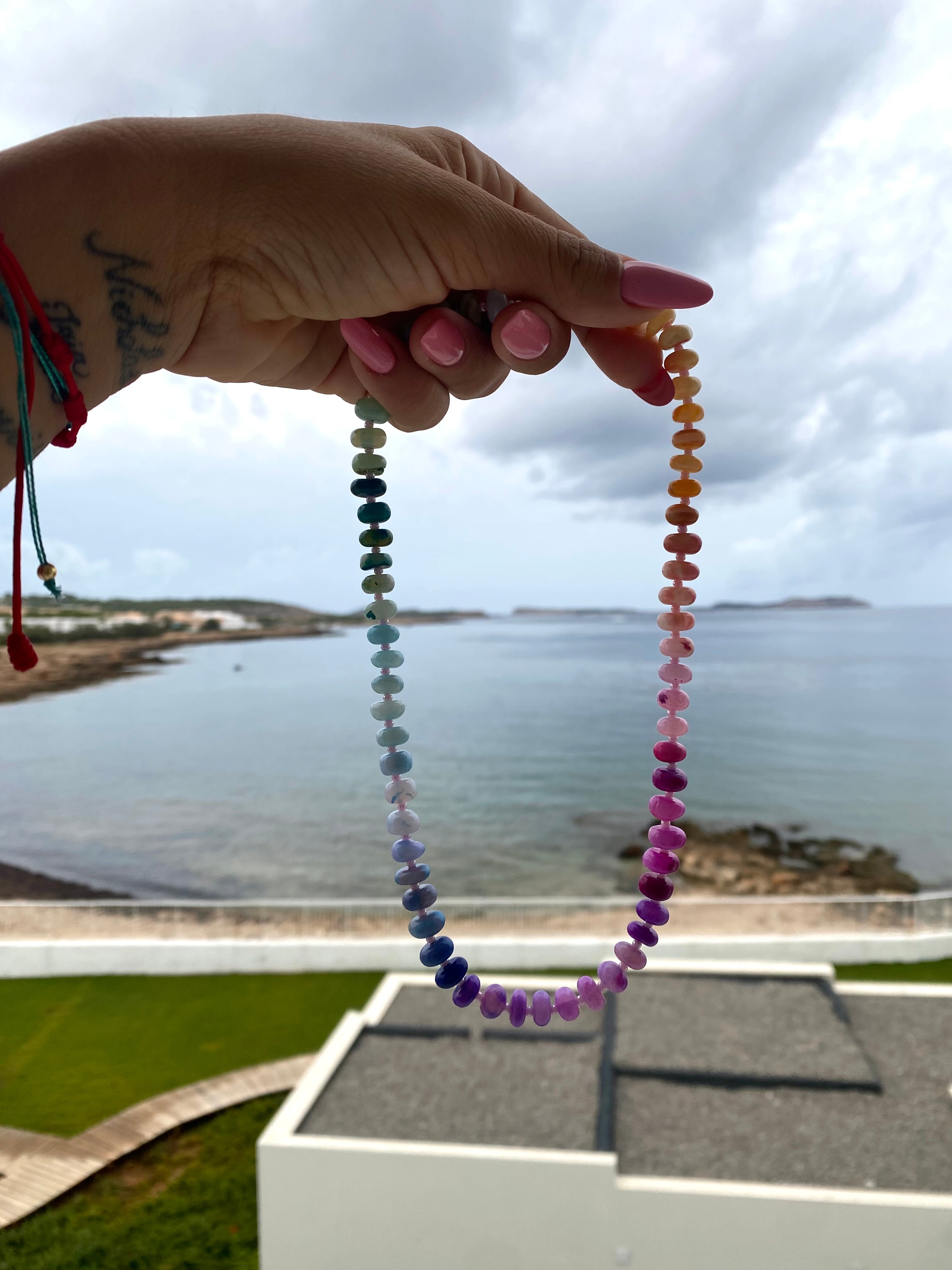 RAINBOW OPAL NECKLACE