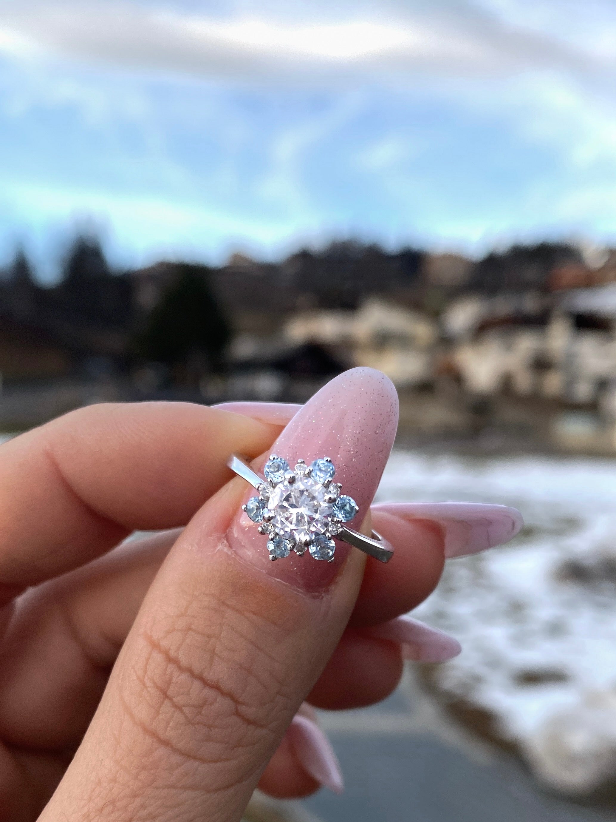 ANELLO FIOCCO DI NEVE