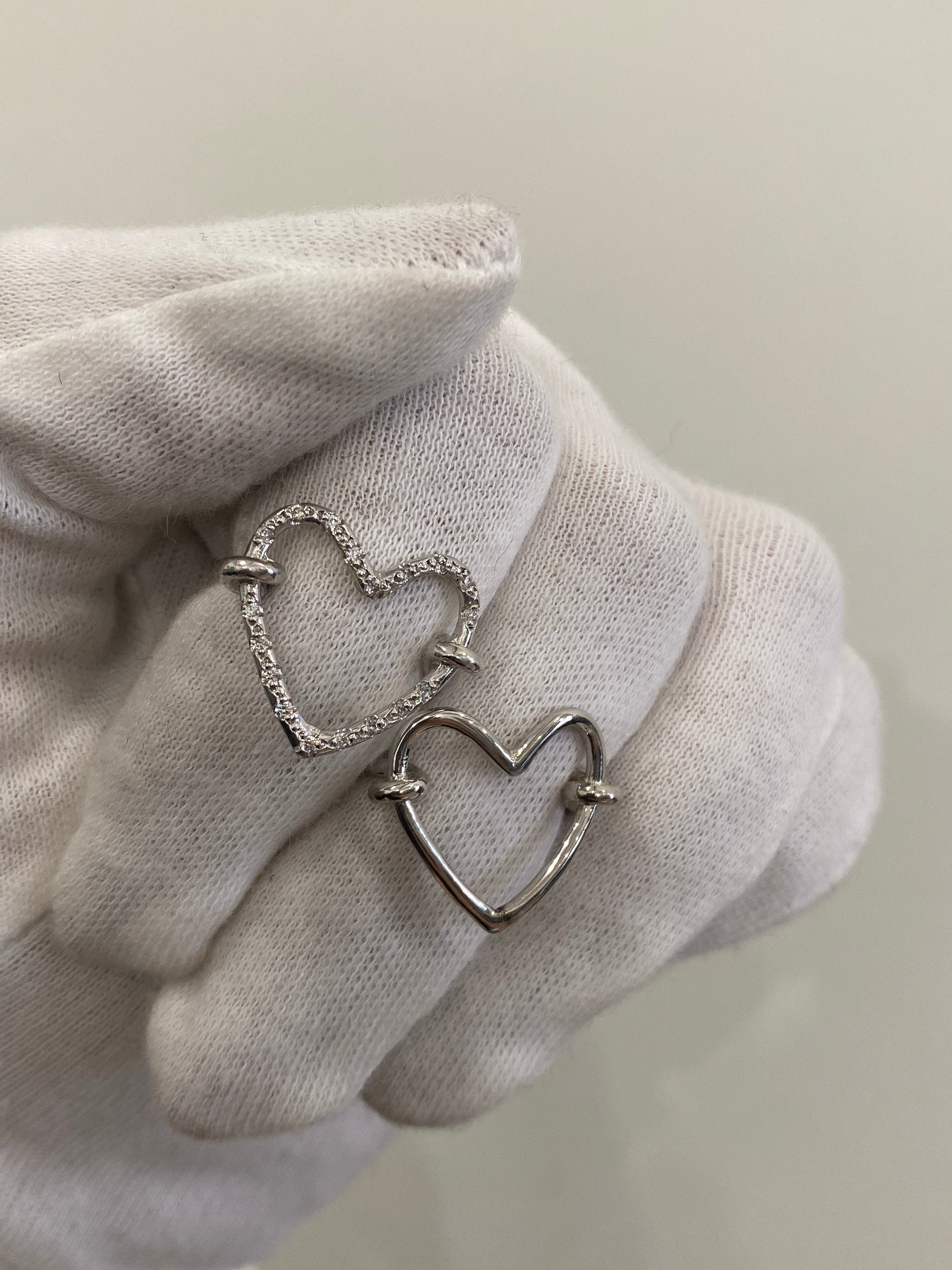 STRETCHED Empty Heart Ring