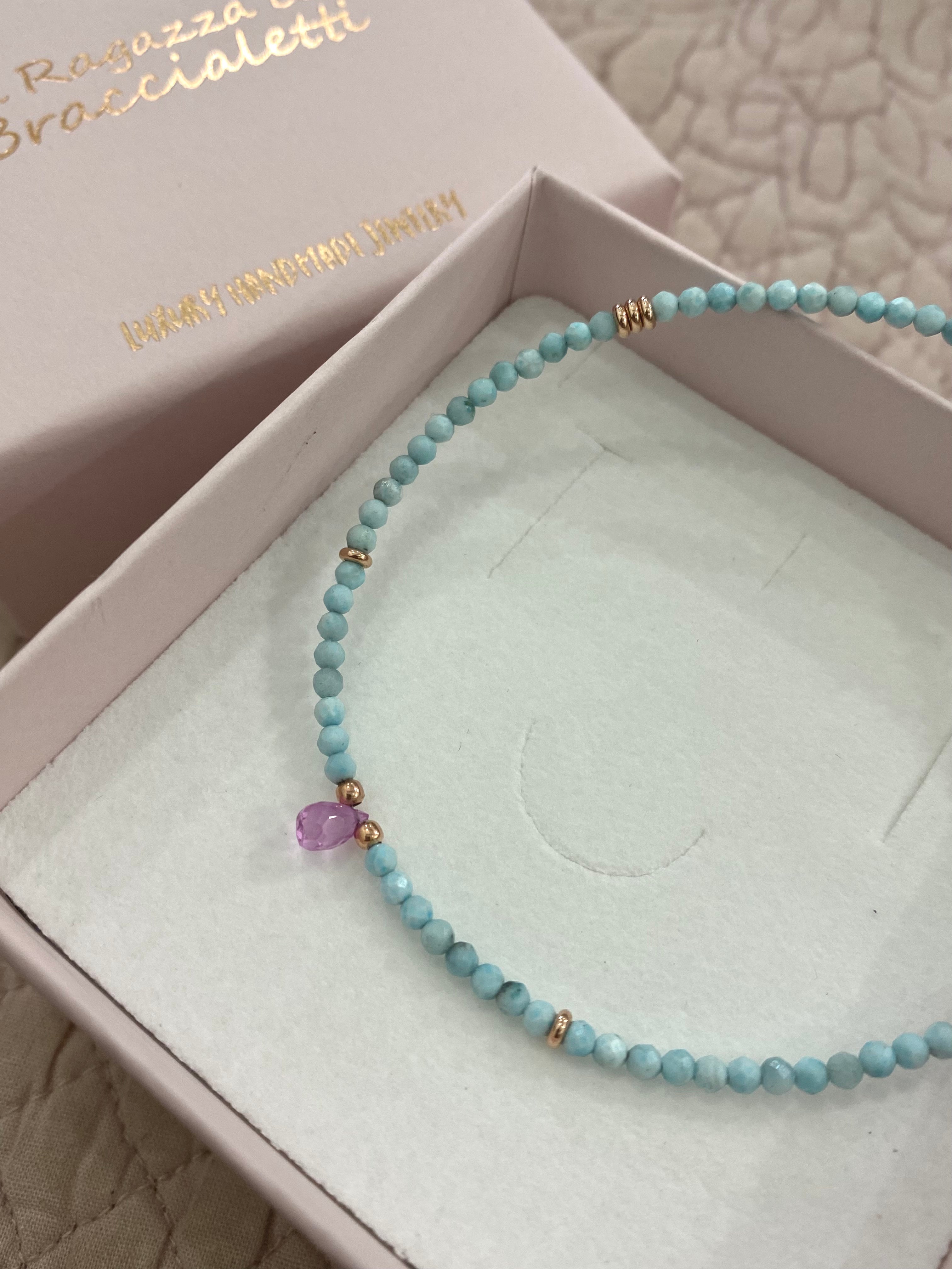 LARIMAR BLUE ANKLET